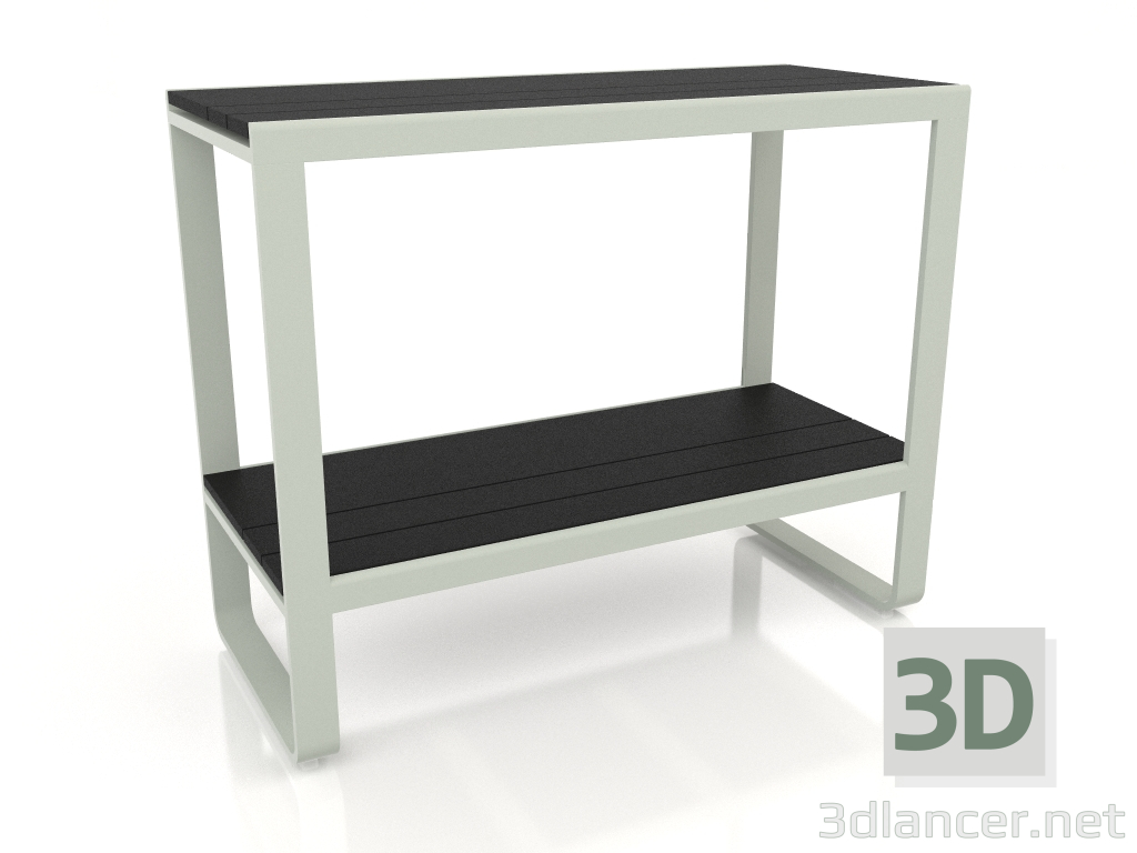 modello 3D Mensola 90 (DEKTON Domoos, Grigio cemento) - anteprima