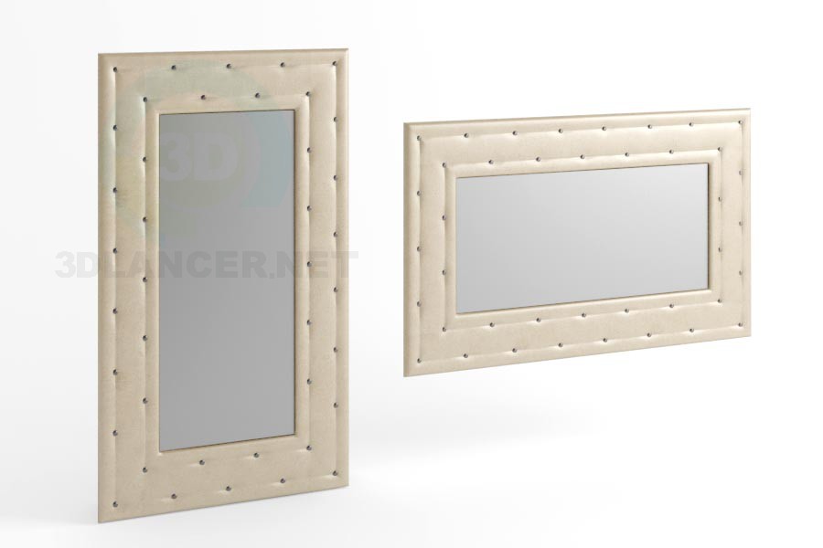 3d model espejo retrovisor de 170 x 100 3 - vista previa