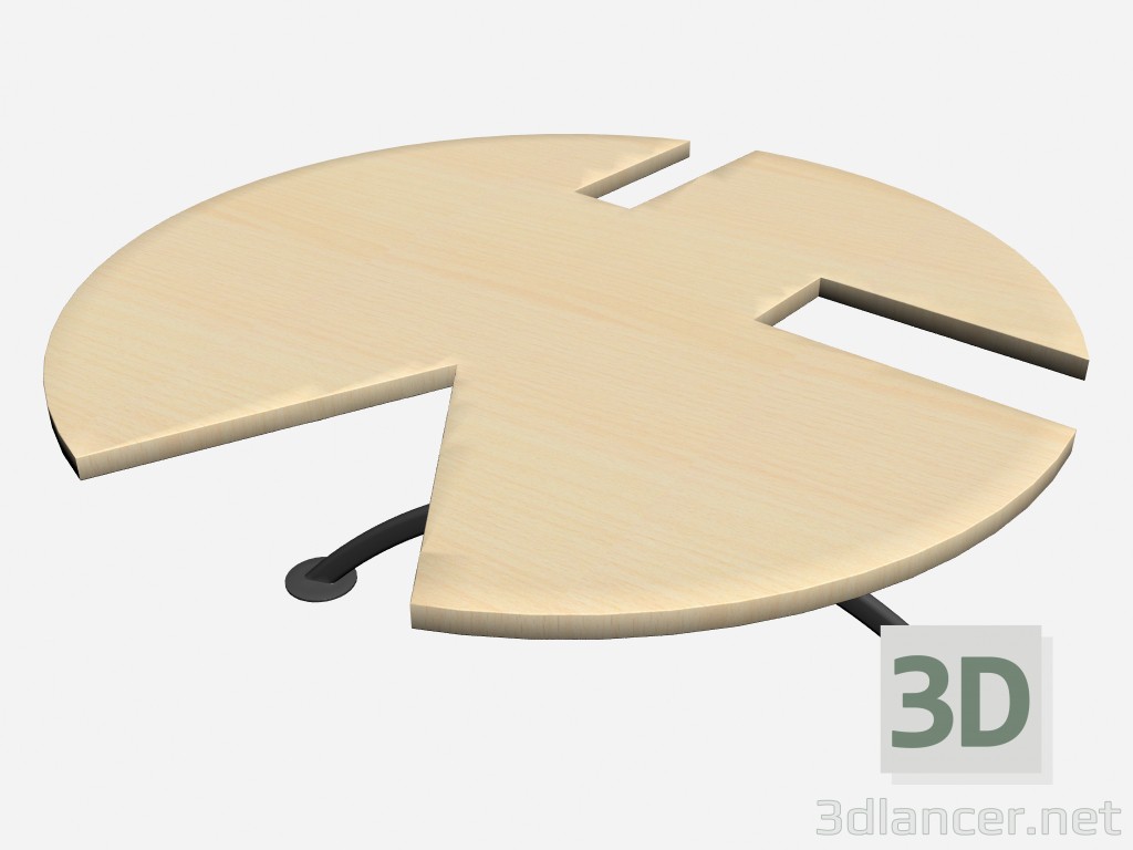 modello 3D Caffè giorno tavolo 3 - anteprima