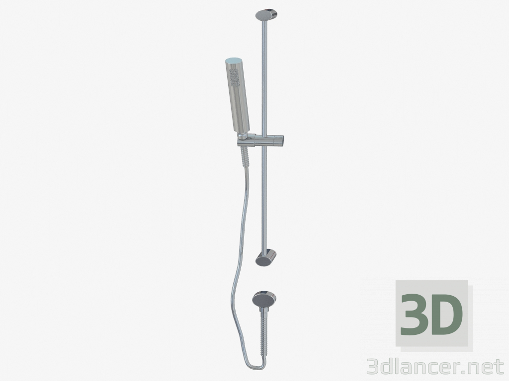 modèle 3D Support de douche avec arrosoir ovale (23142) - preview