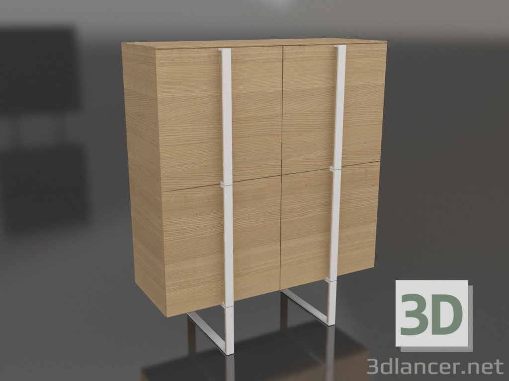 modèle 3D Bibliothèque (lumière) - preview