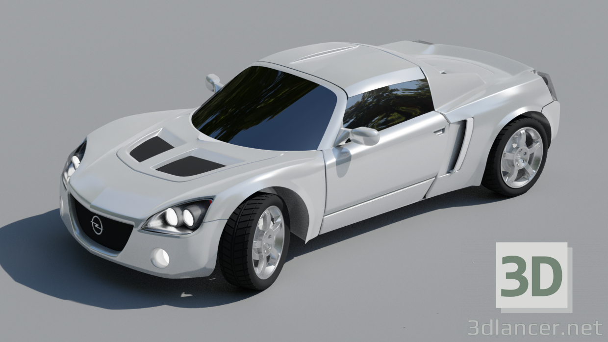 modèle 3D Opel Speedster - preview