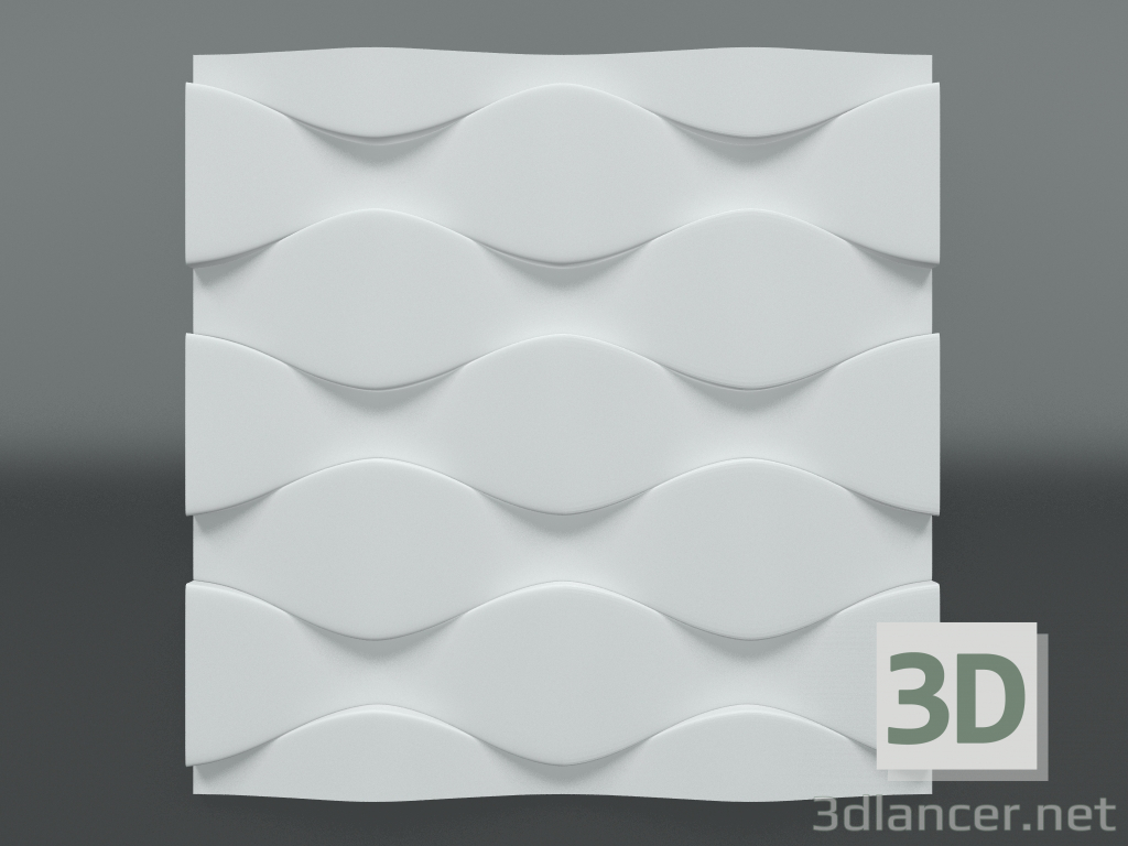 3D modeli Alçı 3d panel S-205 - önizleme