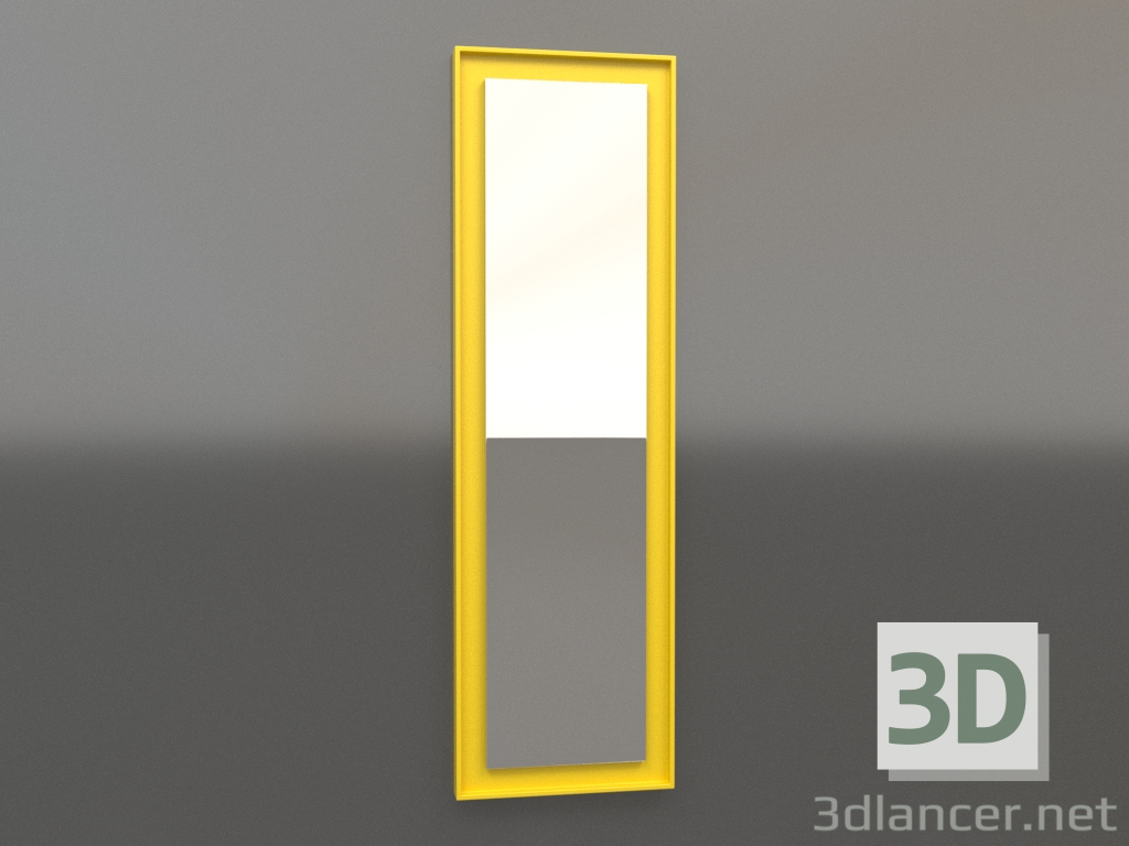 3 डी मॉडल मिरर ZL 18 (450x1500, चमकदार पीला) - पूर्वावलोकन