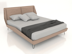 Double bed ASOLO 1600 (A2280)