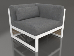 Modular sofa, section 6 right (White)