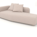 3D Modell Modulares Sofa, Abschnitt 1 links - Vorschau