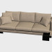 3d model Triple sofa Lancaster - preview