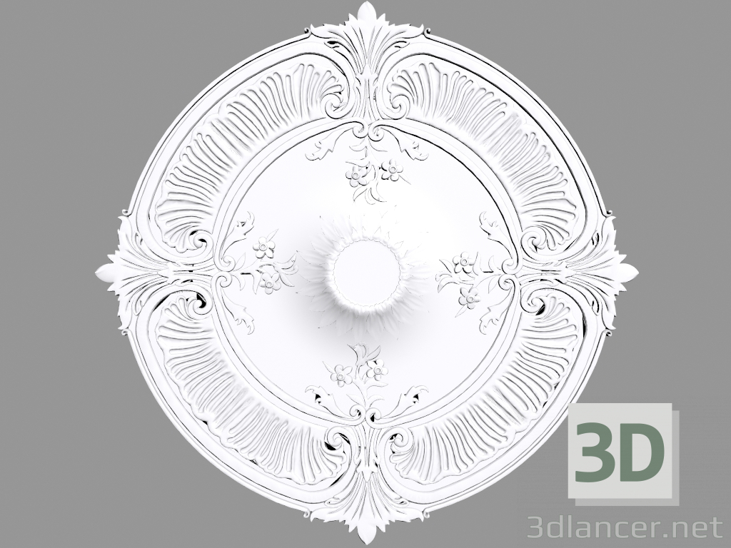 3d model Ceiling outlet R120 - preview