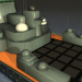 Buque de guerra 3D modelo Compro - render
