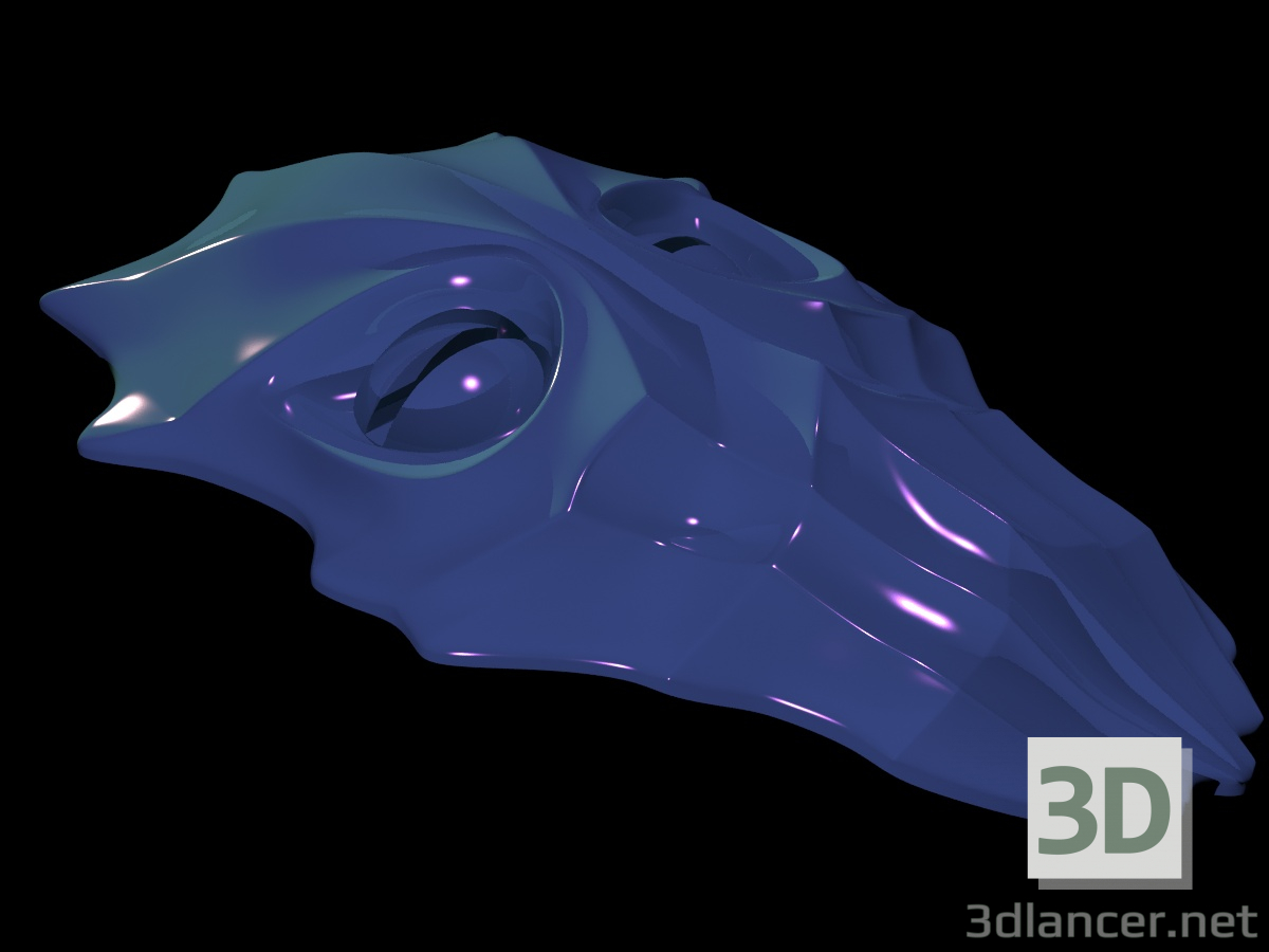 Fantástica máscara de monstruo 3D modelo Compro - render
