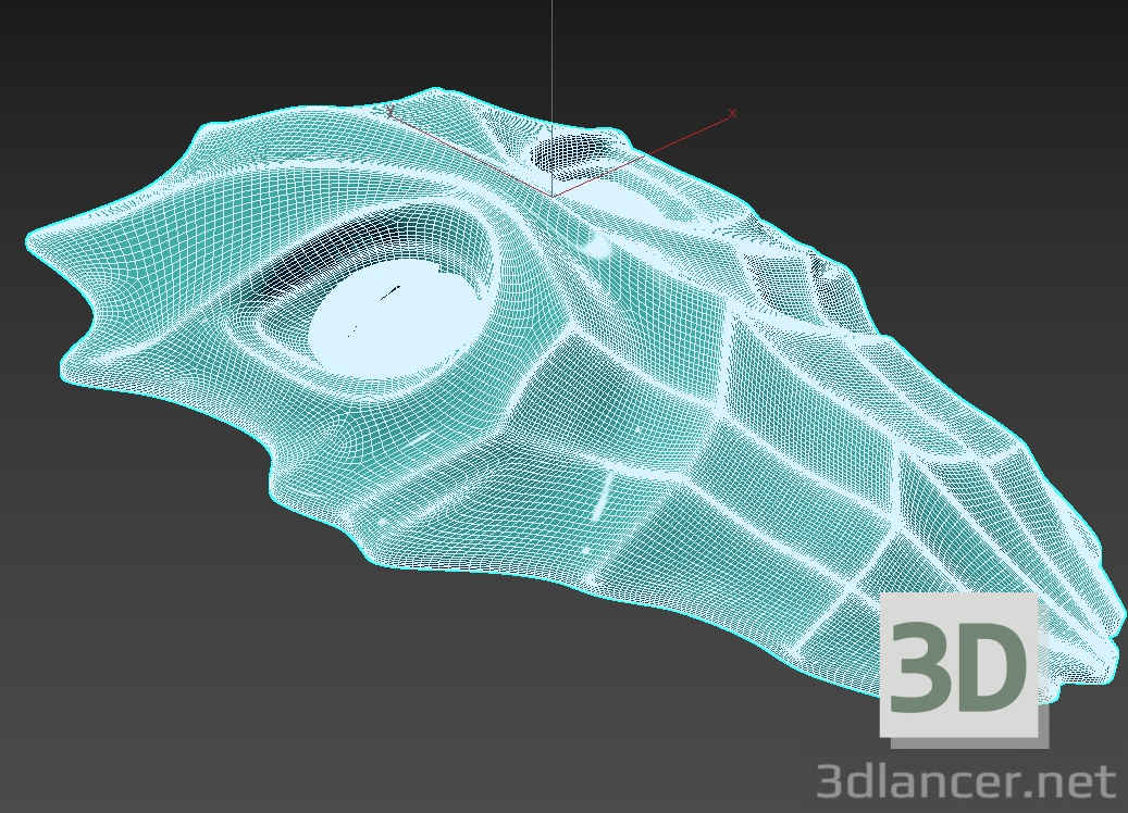 Fantástica máscara de monstruo 3D modelo Compro - render