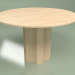 modèle 3D Table à manger ronde Trape Chêne - preview