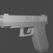 Modelo 3d Glock Low Poly - preview