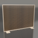 3d model Partition made of artificial wood and aluminum 150x110 (Teak, Sand) - preview