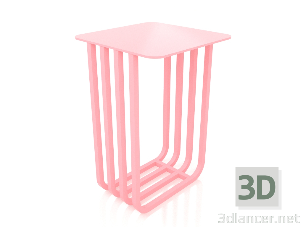 modèle 3D Table d'appoint (Rose) - preview