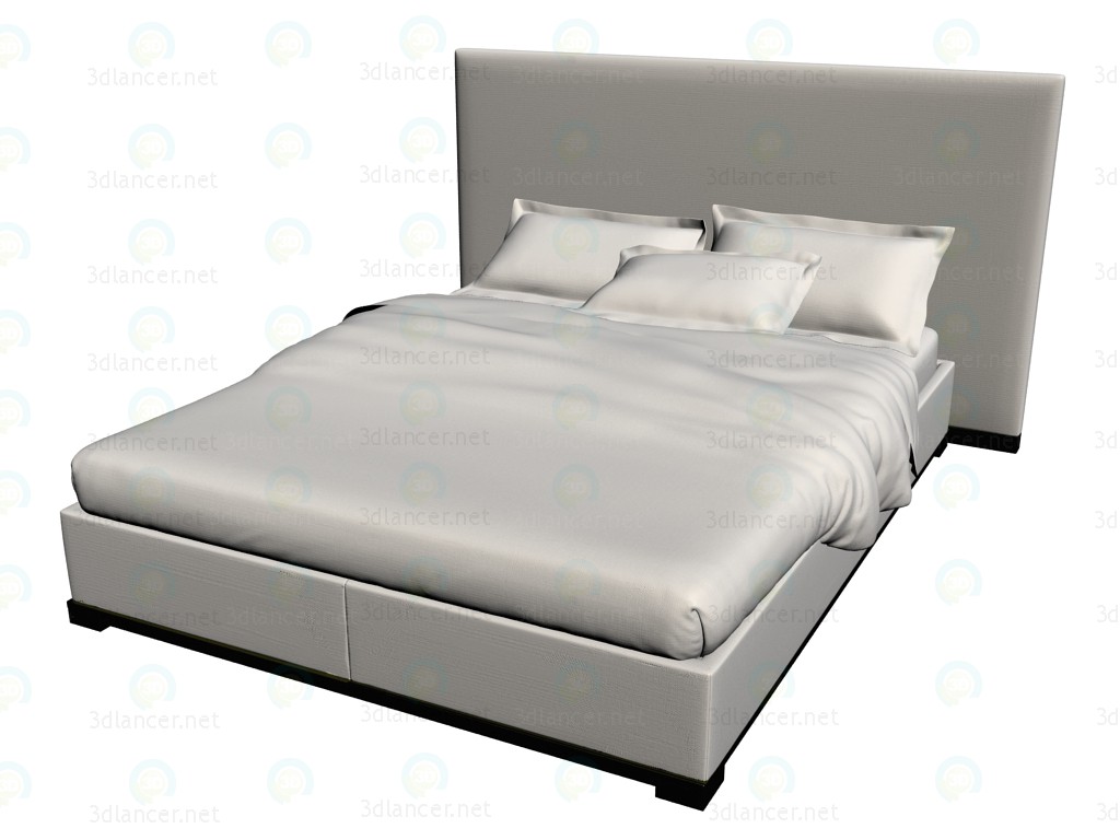 3D Modell Bett 2045 3 - Vorschau