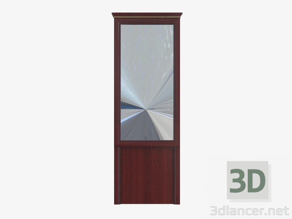 modello 3D Specchio a cerniera per il corridoio (760x2167x38) - anteprima