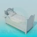 3D modeli Çocuk Yatak - önizleme