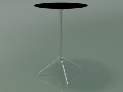 Table ronde 5751 (H 103,5 - Ø69 cm, étalée, Noir, LU1)