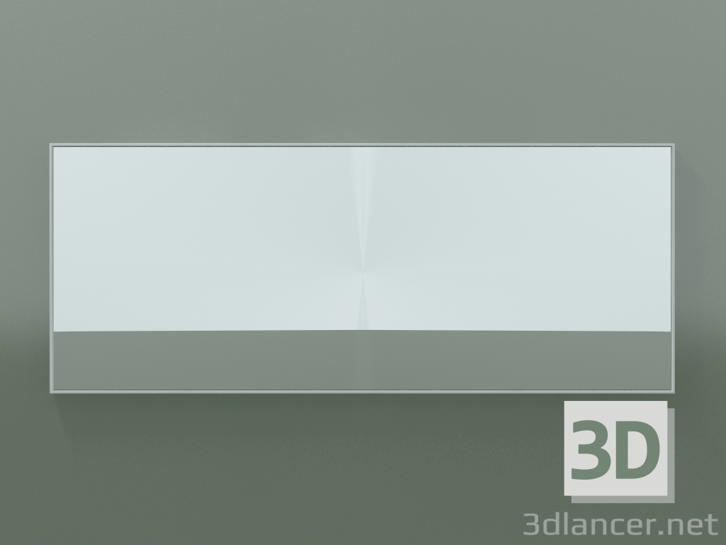 modèle 3D Miroir Rettangolo (8ATFB0001, Glacier White C01, Н 48, L 120 cm) - preview