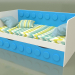 Modelo 3d Sofá-cama para crianças com 2 gavetas (topázio) - preview