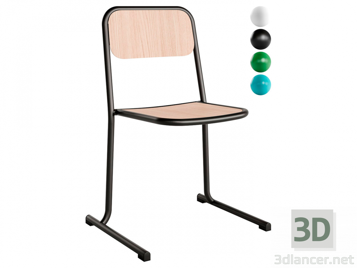 3d Canard Chair by Lars Hofsjö model buy - render