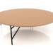 3 डी मॉडल लकड़ी के टेबल टॉप के साथ निम्न टेबल d120 - पूर्वावलोकन
