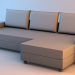 3D Köşe kanepe Toronto modeli satın - render