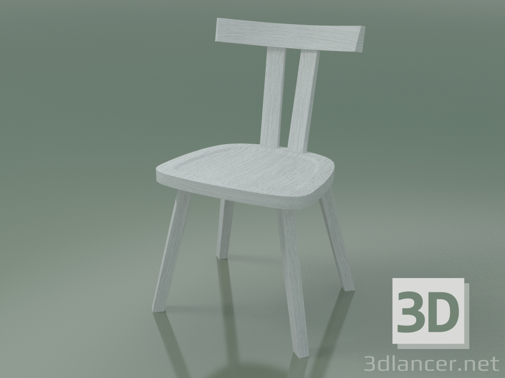 3 डी मॉडल कुर्सी (23, सफेद) - पूर्वावलोकन