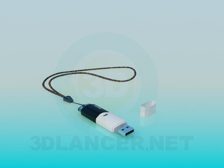 3d model Unidad flash USB - vista previa