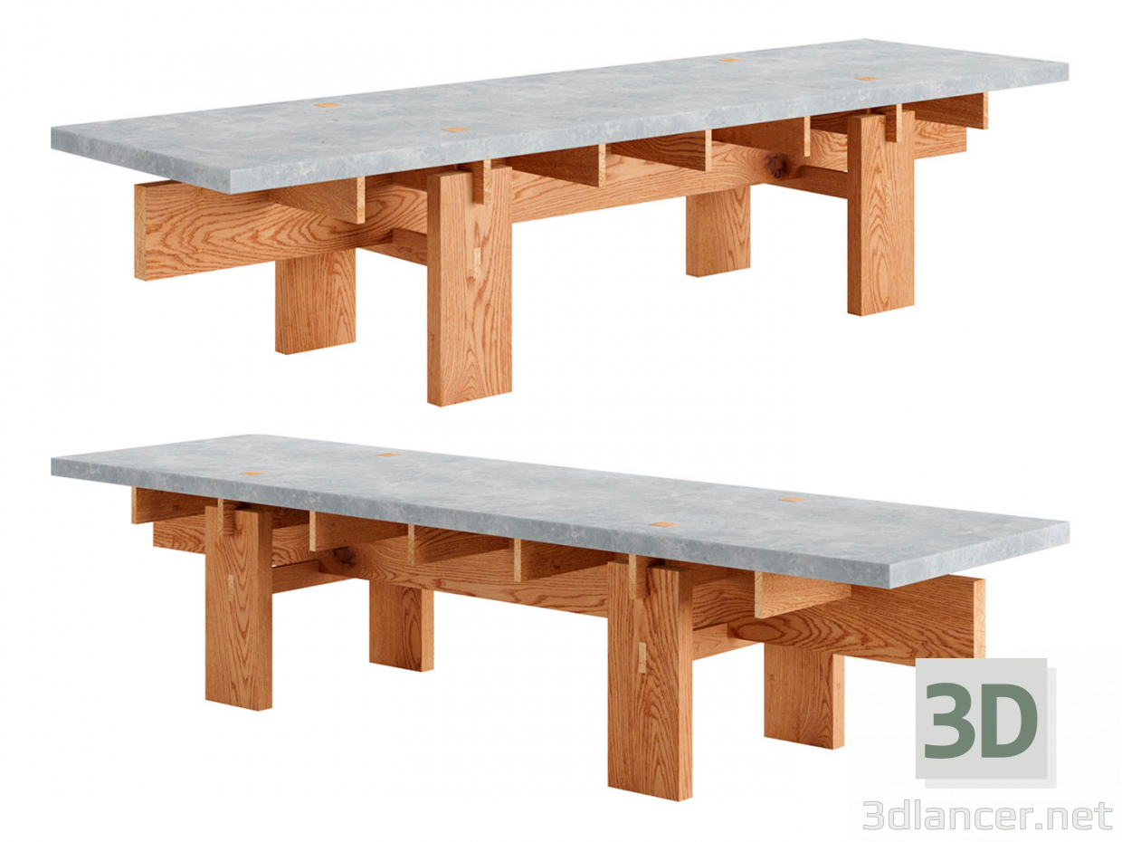 modèle 3D de Table basse V.LF.02 par Linn Fredlund acheter - rendu