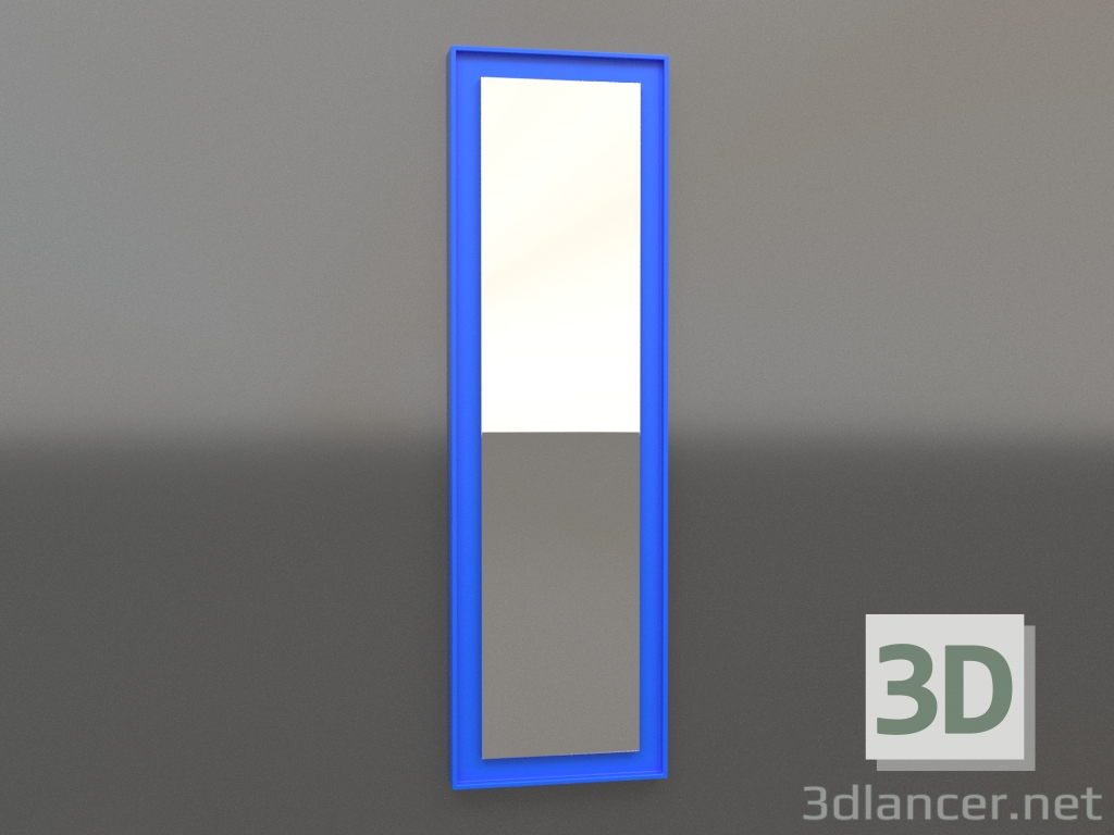 modèle 3D Miroir ZL 18 (450x1500, bleu) - preview