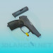 3d model Pistol, gun - preview