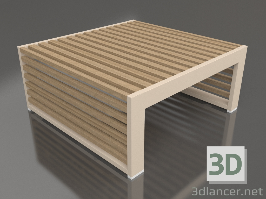Modelo 3d Mesa lateral (areia) - preview