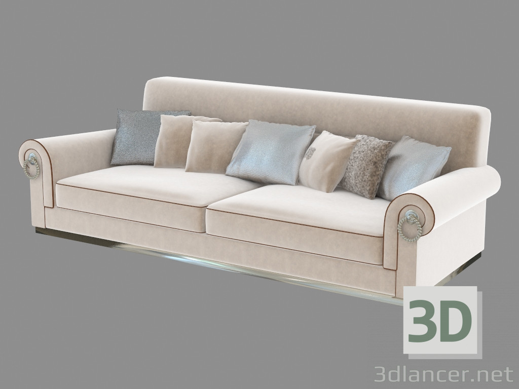 3d model Four-seater sofa Enea - preview
