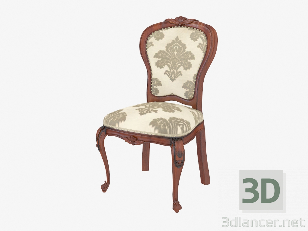 3 डी मॉडल भोजन कुर्सी (अंधेरे) BN8809 - पूर्वावलोकन