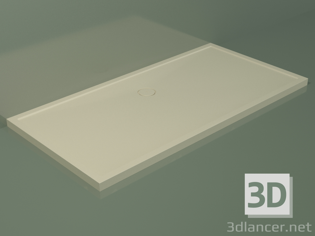 3D modeli Duş teknesi Medio (30UM0145, Bone C39, 200x100 cm) - önizleme