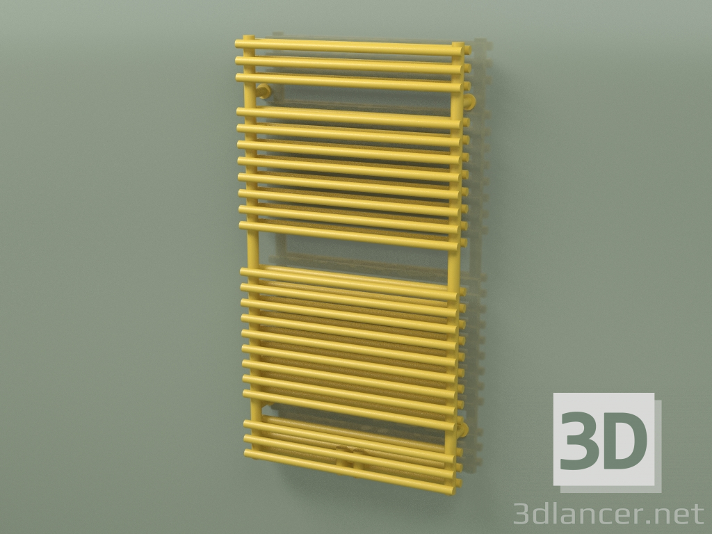 3D modeli Isıtmalı havlu askısı - Apia (1134 x 600, RAL - 1012) - önizleme