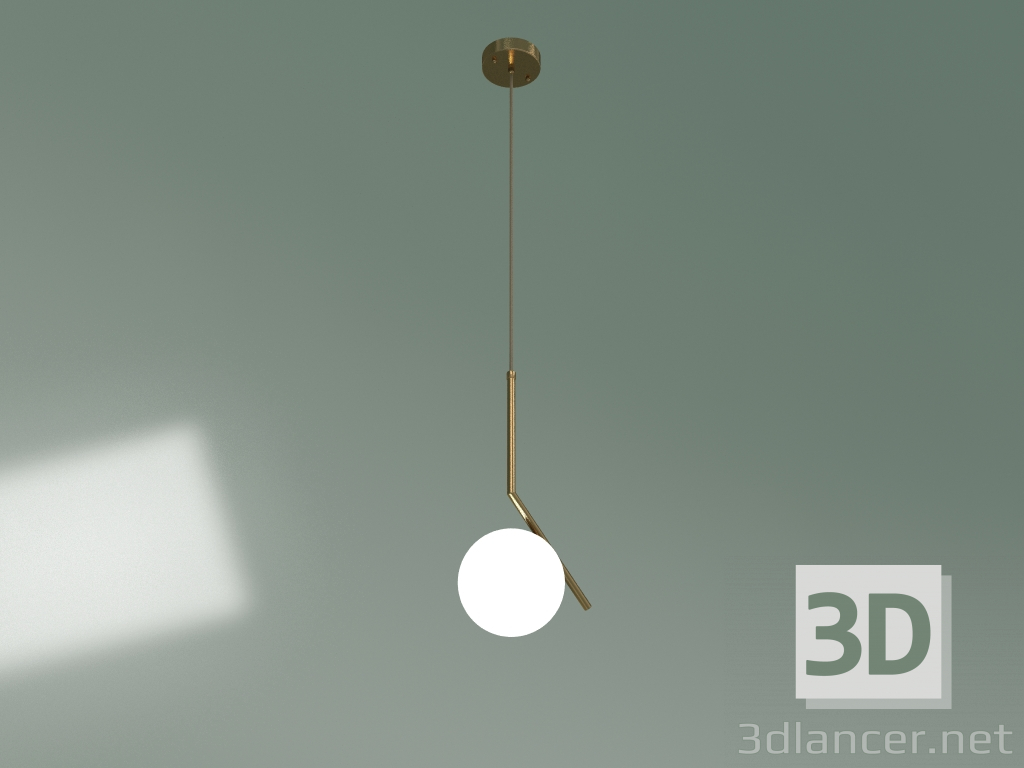3d модель Подвесной светильник 50152-1 (латунь) – превью