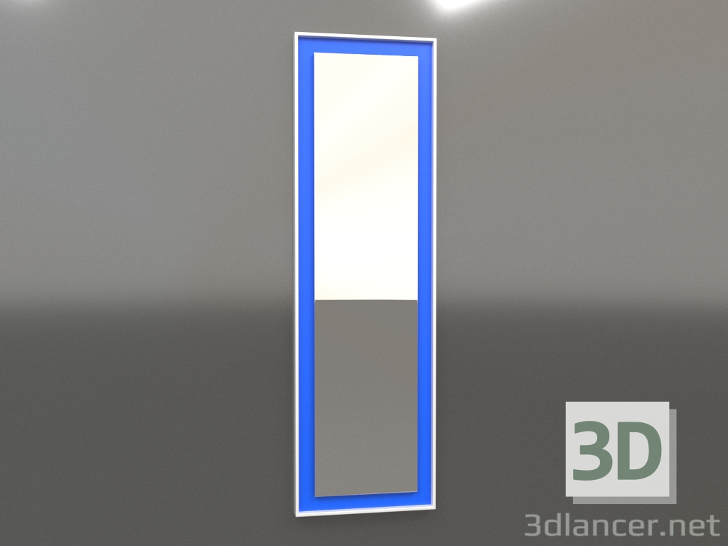 3D Modell Spiegel ZL 18 (450x1500, weiß, blau) - Vorschau
