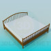 3D Modell Breites Bett - Vorschau