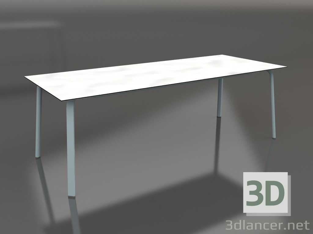 3D Modell Esstisch 220 (Blaugrau) - Vorschau