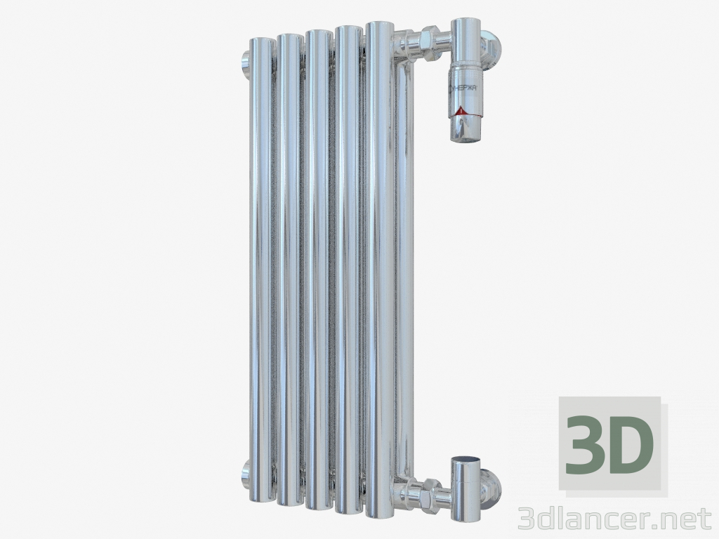 modello 3D Radiatore Estet (500x211; 5 sezioni) - anteprima
