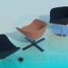 3 डी मॉडल आराम करने के लिए कुर्सियों - पूर्वावलोकन