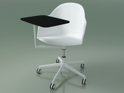Stuhl 2314 (5 Räder, mit Tisch, PA00001, Polypropylen PC00001)