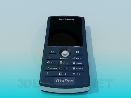 3d model Teléfono móvil - vista previa