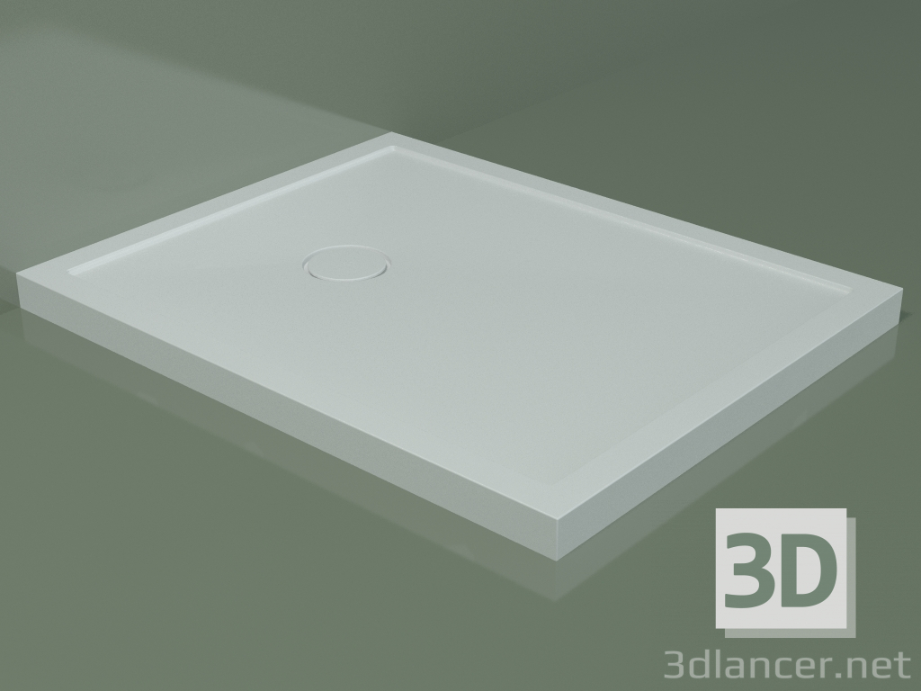 modello 3D Piatto doccia Medio (30UM0147, Glacier White C01, 80x100 cm) - anteprima