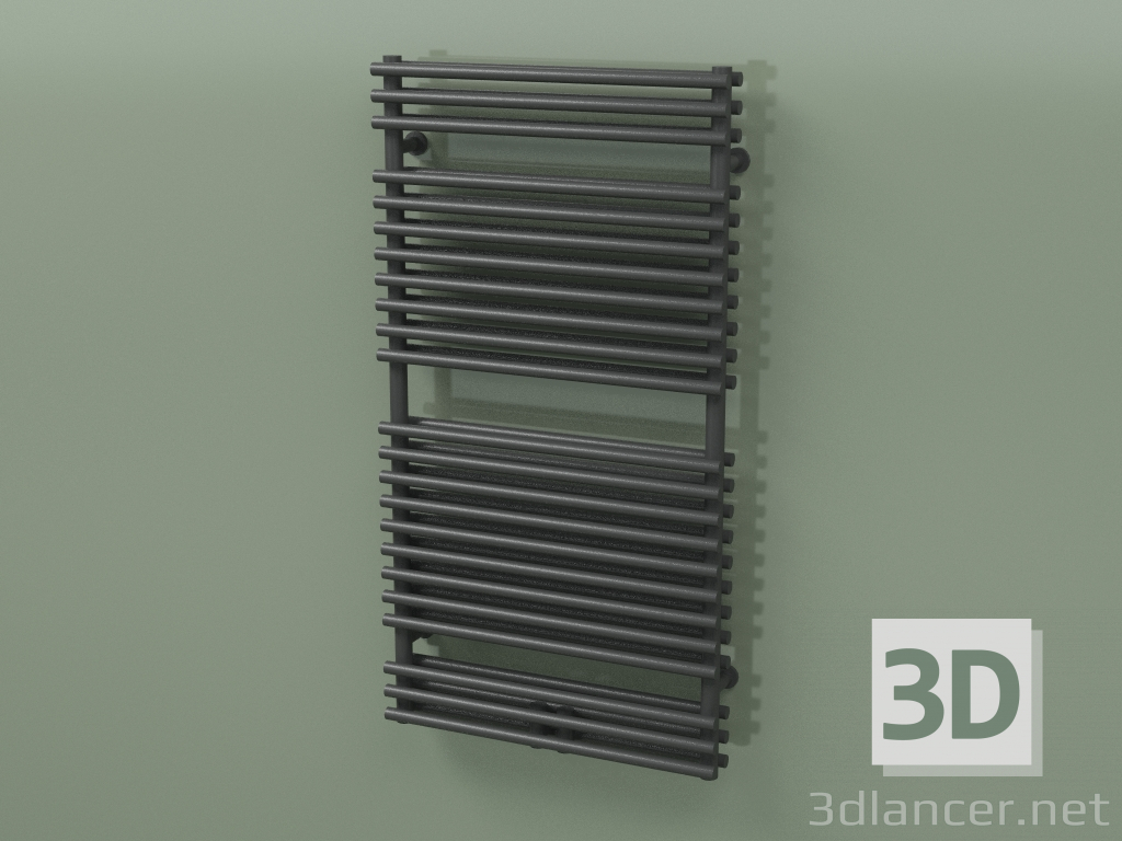3D modeli Isıtmalı havlu askısı - Apia (1134 x 600, RAL - 9005) - önizleme