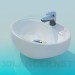 3d model Small sink with mixer tap - preview